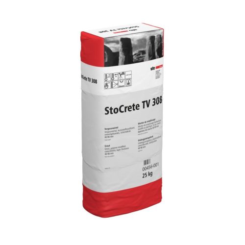StoCrete TV 308,Замонолитващ разтвор , дебелина на слоя от 40 мм до 90  мм, 25 кг