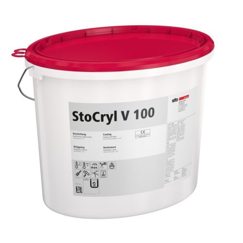 StoCryl V 100,Боя за бетон, средно-лъскава, 15 л, бяла