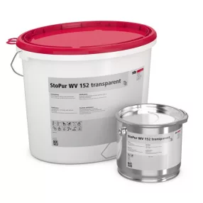   StoPur WV 152 PUR финишен слой, воден, матов, с ниски емисии прозрачно, (A+B)12 кг