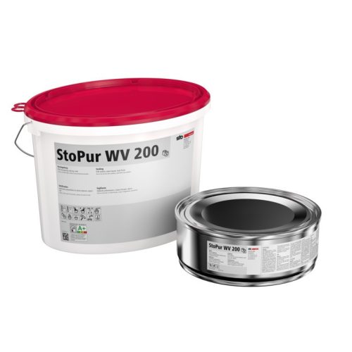 StoPur WV 200, PUR финишен слой, на водна база , матов, (A+B)10,8 kg, вътрешно приложение,  PG 11