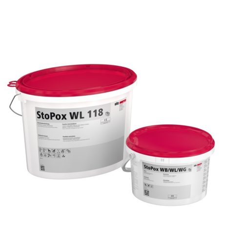 StoPox епоксидна смола WL 118, (A+B) 12 кг, черен на цвят
