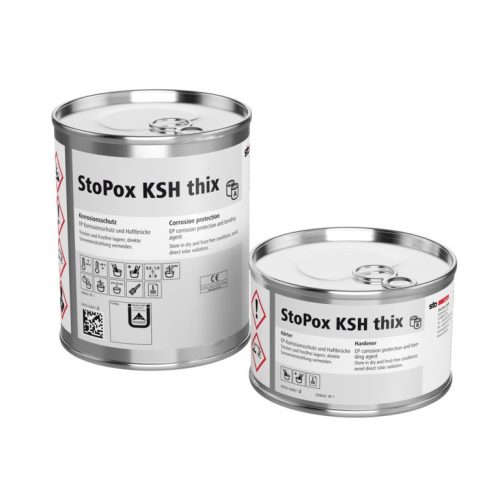 StoPox KSH thix, антикорозионна защита и лепилна настилка(A+B) 1 кг, червеникаво-кафяв