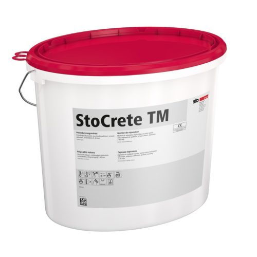 StoCrete TM,Бърз ремонтен разтвор, полимерно модифициран, циментова връзка, дебелина на слоя 2-40 мм, 15 кг